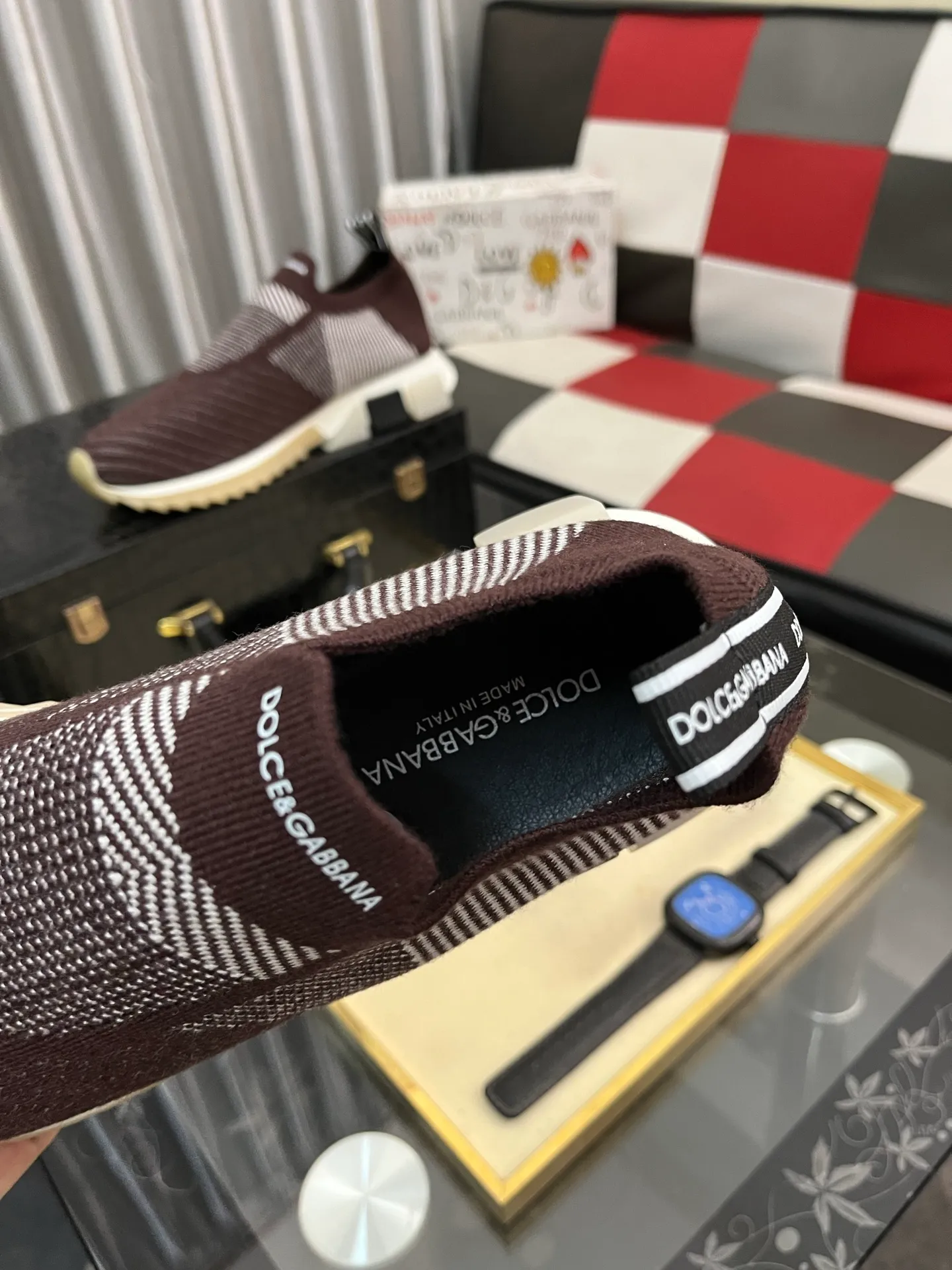 Men's men's shoes💰340⌚️⌚️【DG～】men's casual shoes 2022z cabinet simultaneous sale 🔶🔷🔜The upper is made of cowhide spliced fabric ➕Mesh lining, which is comfortable and breathable. The sole is: the original comfortable and wear-resistant outsole, ⚠️The real thing📱Photographed🎬The real thing is better📢📢📢Size: 35-46